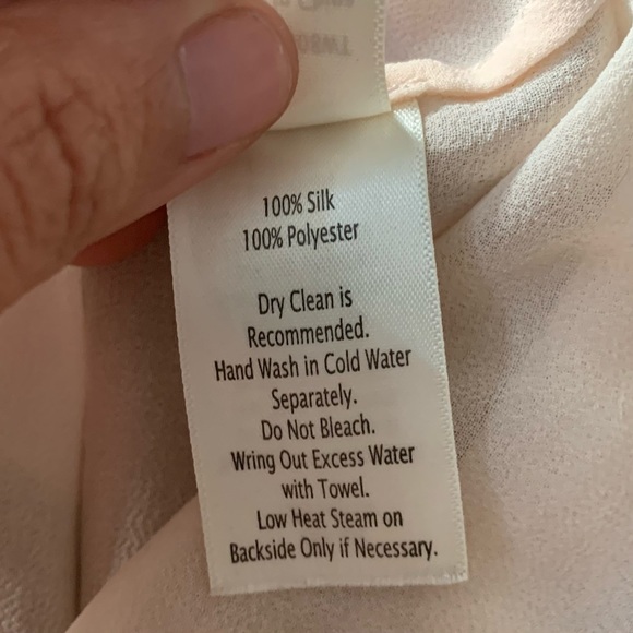 ECRU 100% Silk Brown Pink Polka Dot Sleeveless Blouse Size XS Tank Top - Picture 7 of 7